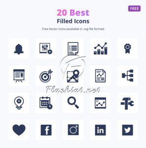 20 Best Filled Icons - Free Icon