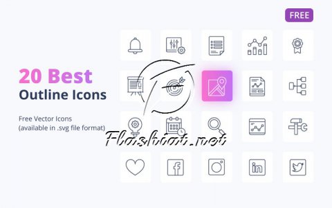 20 Best Outline Icons - Free Icon