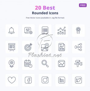 20 Best Rounded Icons - Free Icon