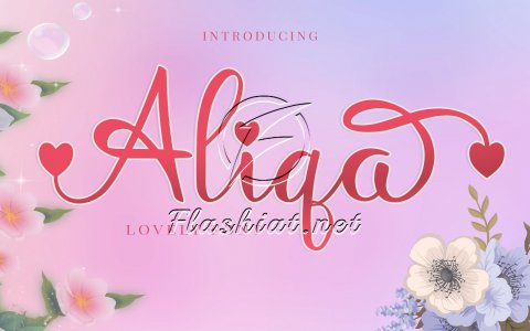 Aliqa - Lovely Font - Free Font